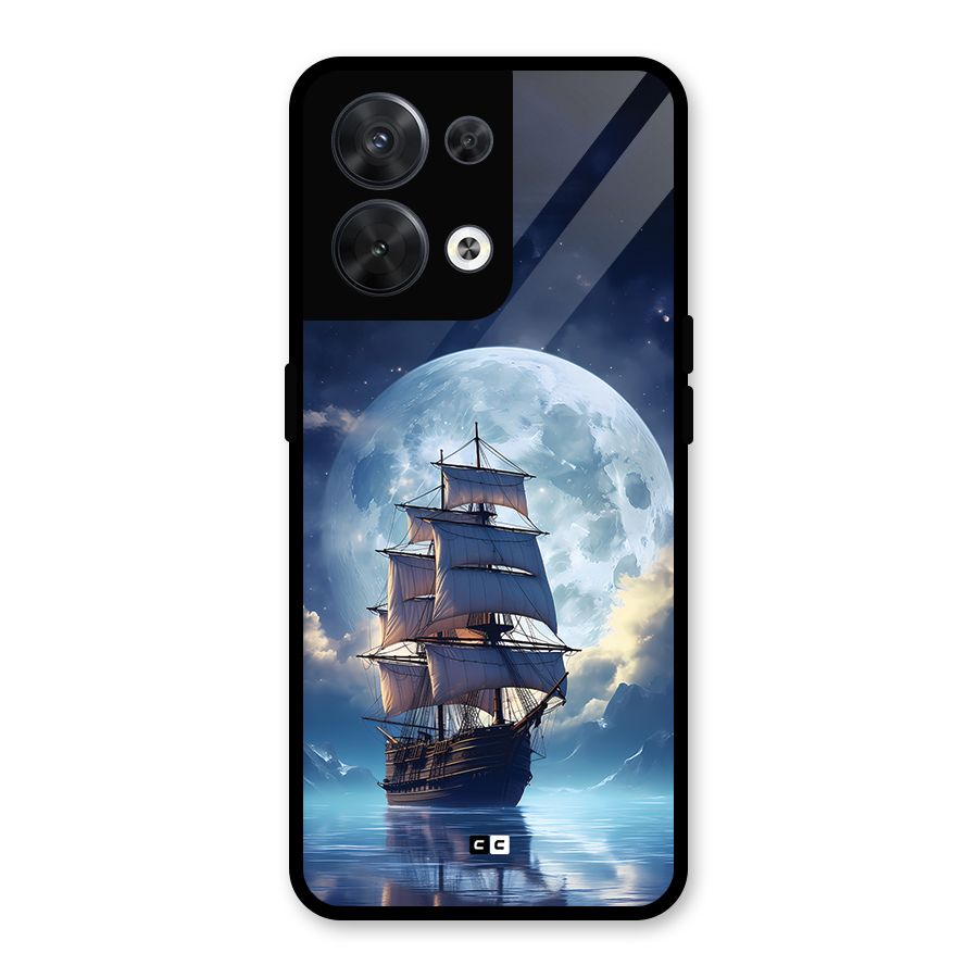 Ship InThe Dark Evening Glass Back Case for Oppo Reno8 5G