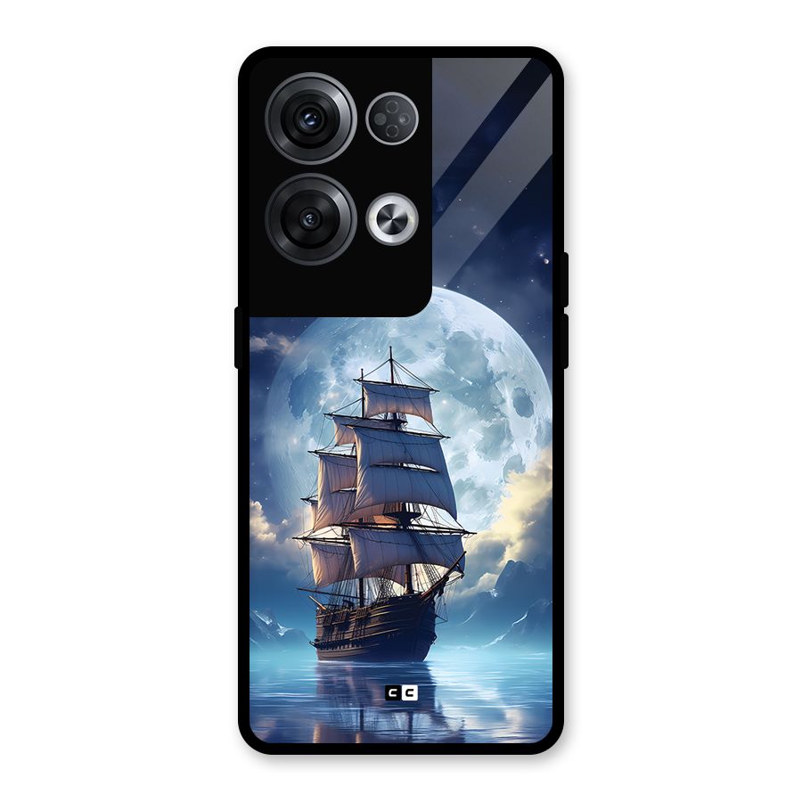 Ship InThe Dark Evening Glass Back Case for Oppo Reno8 Pro 5G