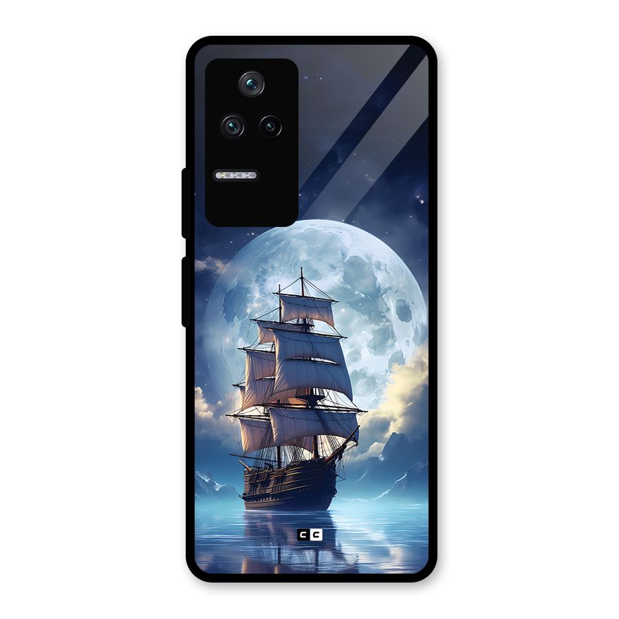 Ship InThe Dark Evening Glass Back Case for Poco F4 5G