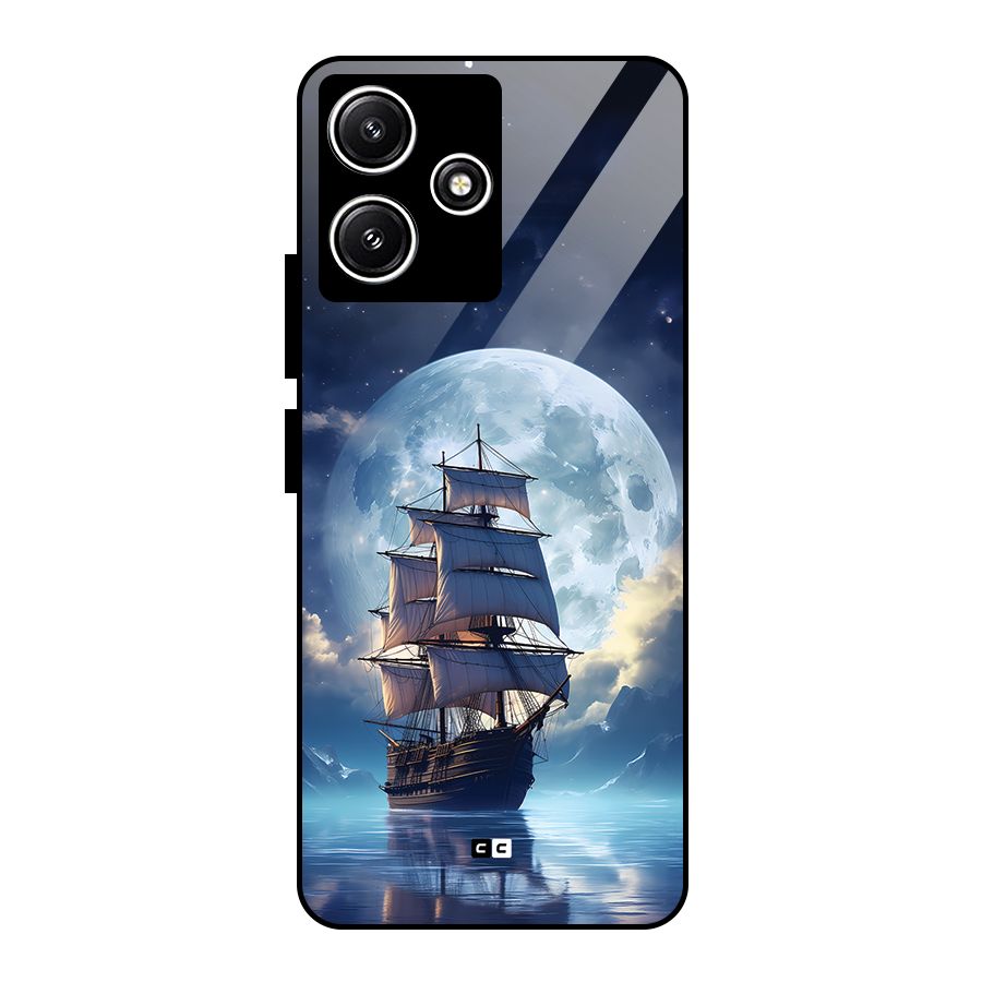 Ship InThe Dark Evening Glass Back Case for Poco M6 Pro