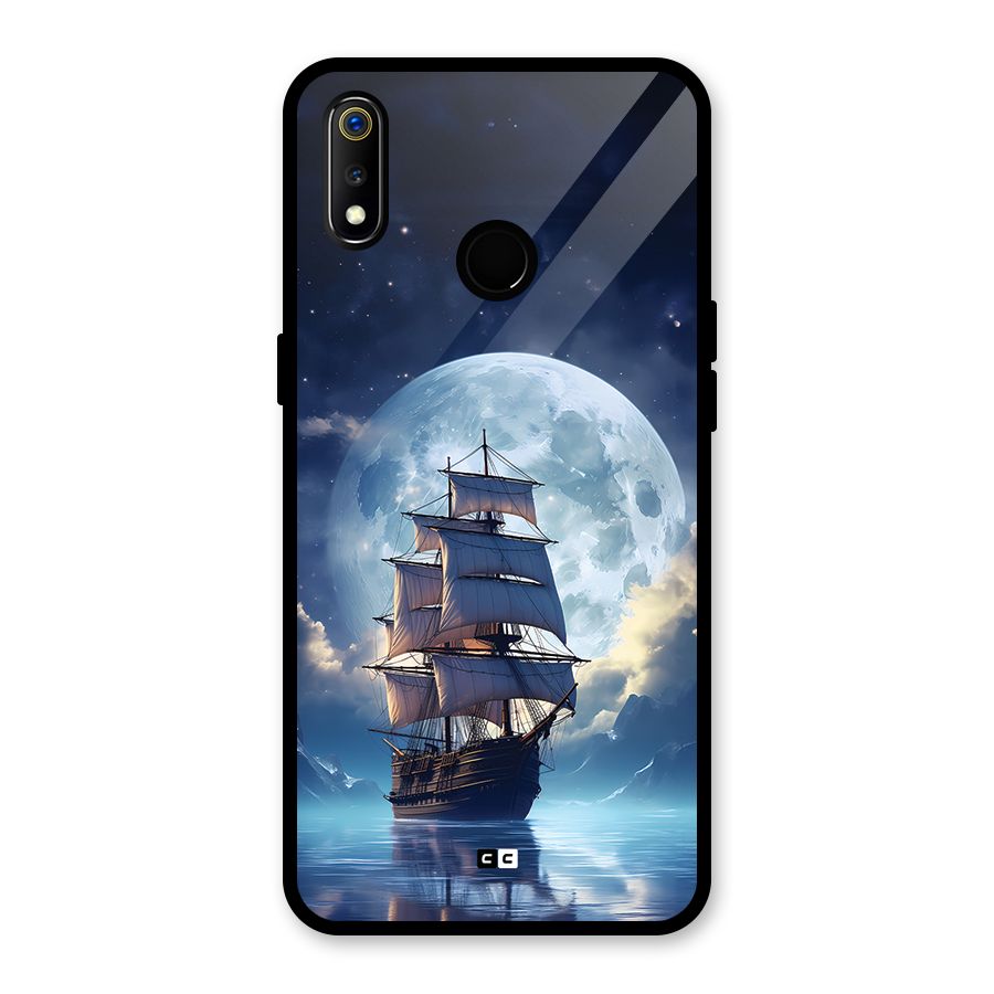 Ship InThe Dark Evening Glass Back Case for Realme 3i