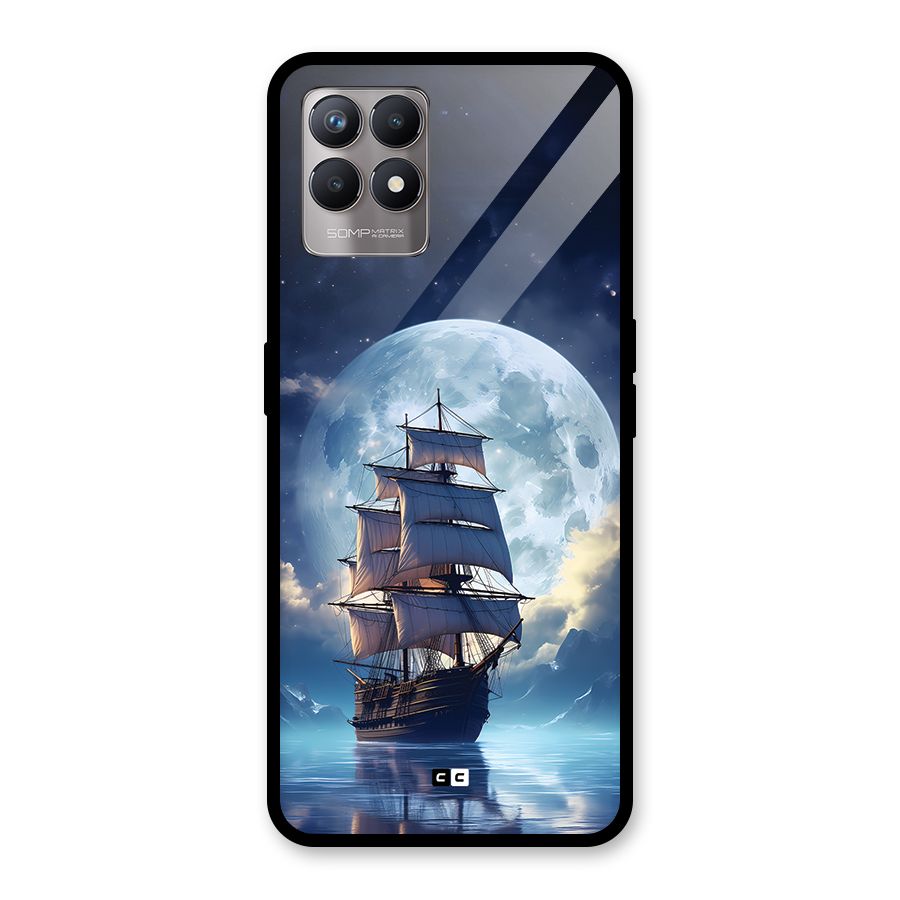 Ship InThe Dark Evening Glass Back Case for Realme 8i
