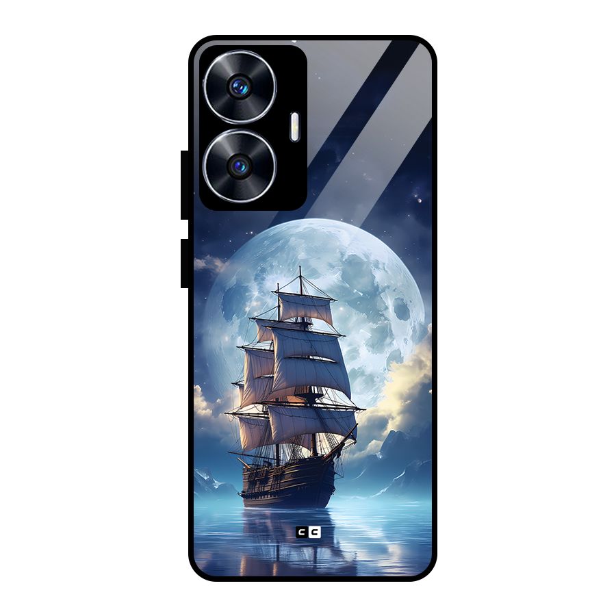 Ship InThe Dark Evening Glass Back Case for Realme Narzo N55
