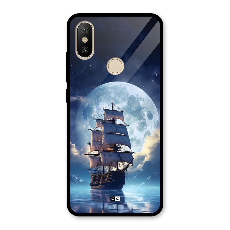 Ship InThe Dark Evening Glass Back Case for Redmi A2