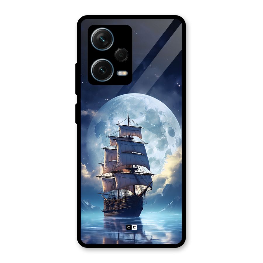 Ship InThe Dark Evening Glass Back Case for Redmi Note 12 Pro Plus 5G