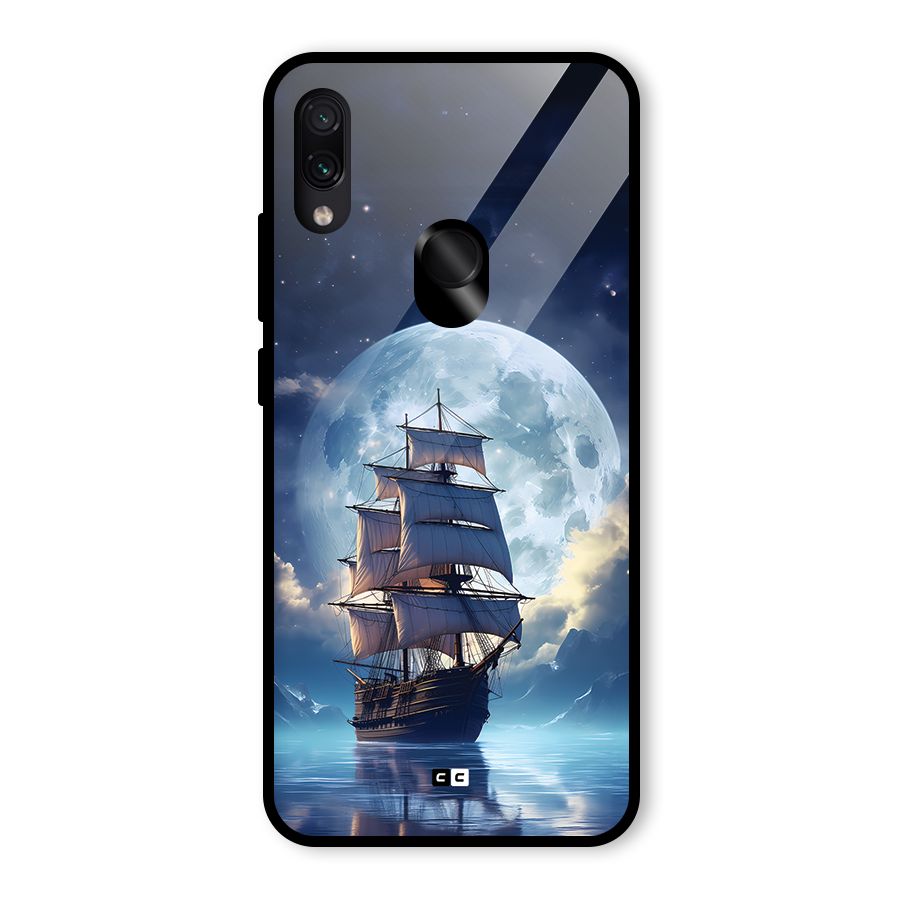 Ship InThe Dark Evening Glass Back Case for Redmi Note 7