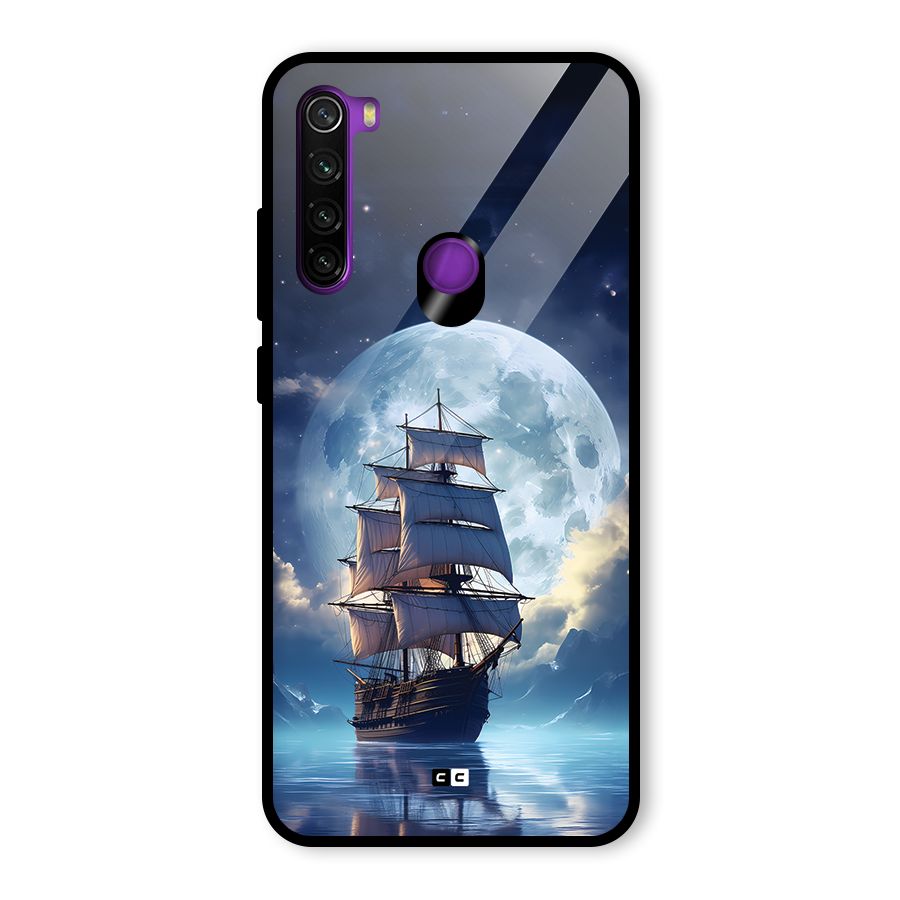 Ship InThe Dark Evening Glass Back Case for Redmi Note 8