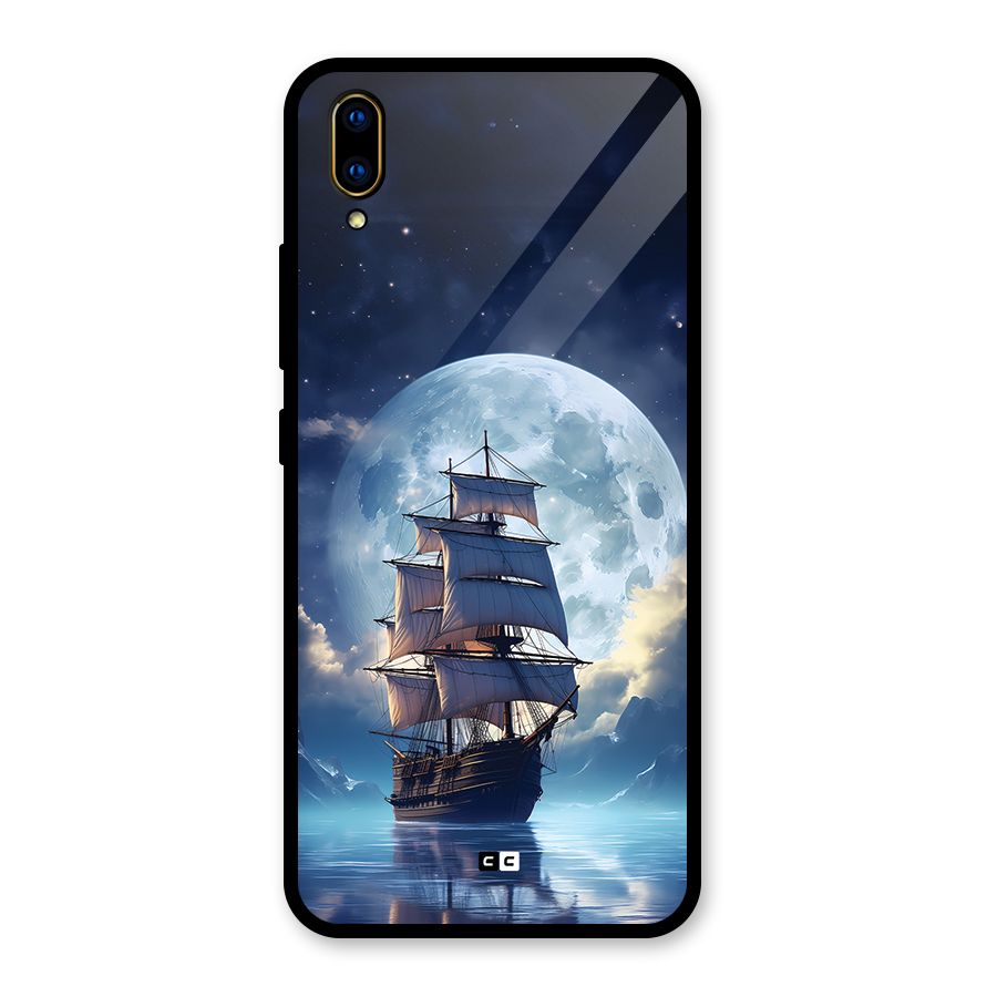 Ship InThe Dark Evening Glass Back Case for Vivo V11 Pro