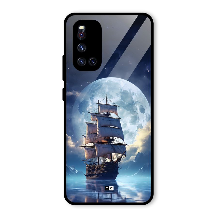 Ship InThe Dark Evening Glass Back Case for Vivo V19