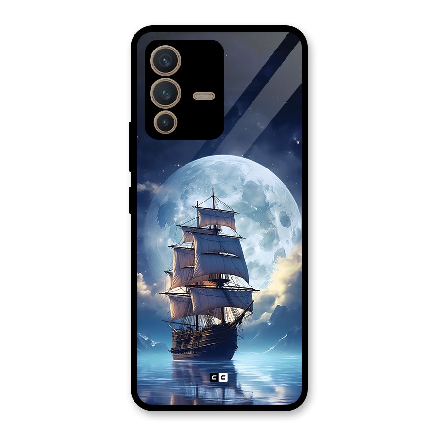 Ship InThe Dark Evening Glass Back Case for Vivo V23 5G