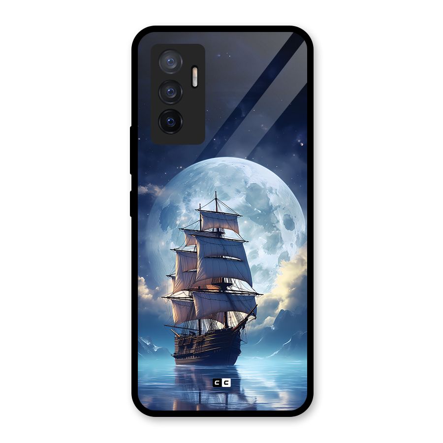 Ship InThe Dark Evening Glass Back Case for Vivo V23e