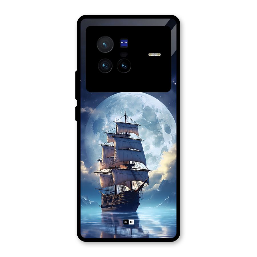 Ship InThe Dark Evening Glass Back Case for Vivo X80