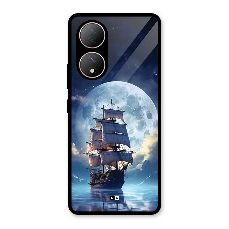 Ship InThe Dark Evening Glass Back Case for Vivo Y100