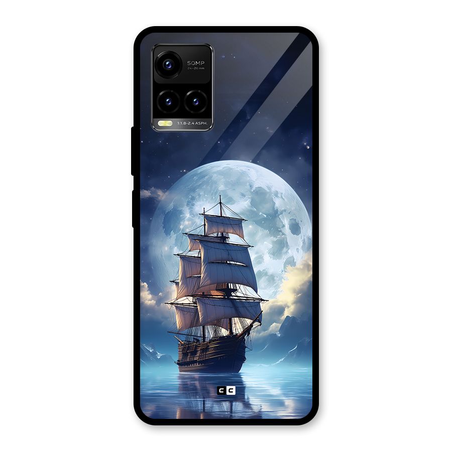 Ship InThe Dark Evening Glass Back Case for Vivo Y21 2021