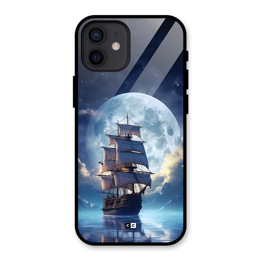 Ship InThe Dark Evening Glass Back Case for iPhone 12