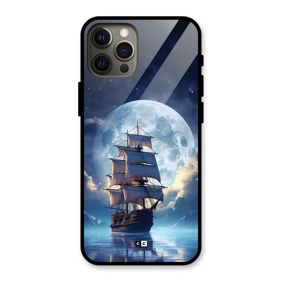 Ship InThe Dark Evening Glass Back Case for iPhone 12 Pro Max