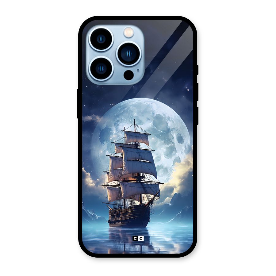 Ship InThe Dark Evening Glass Back Case for iPhone 13 Pro