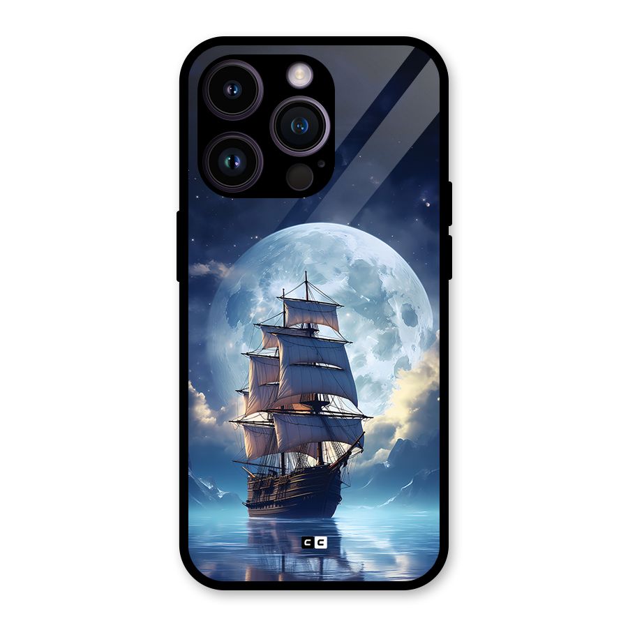 Ship InThe Dark Evening Glass Back Case for iPhone 14 Pro