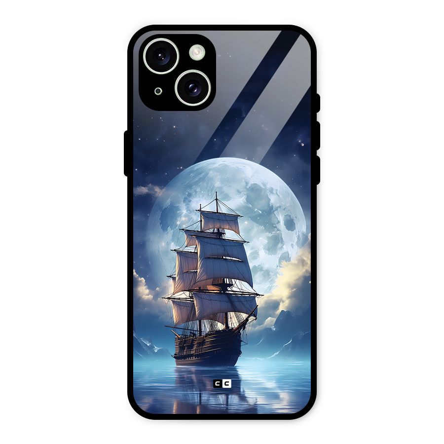 Ship InThe Dark Evening Glass Back Case for iPhone 15 Plus