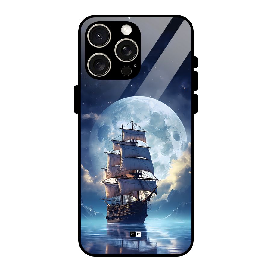 Ship InThe Dark Evening Glass Back Case for iPhone 15 Pro Max