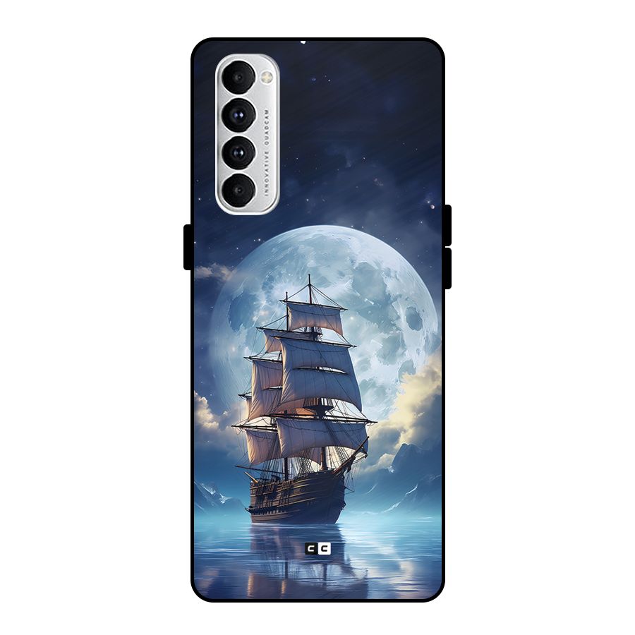 Ship InThe Dark Evening Metal Back Case for Oppo Reno4 Pro