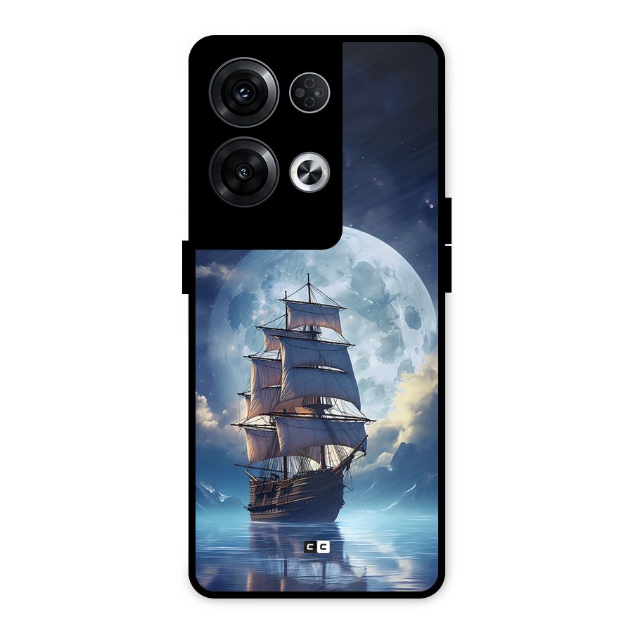Ship InThe Dark Evening Metal Back Case for Oppo Reno8 Pro 5G