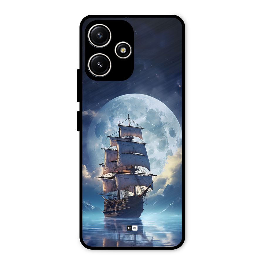 Ship InThe Dark Evening Metal Back Case for Poco M6 Pro