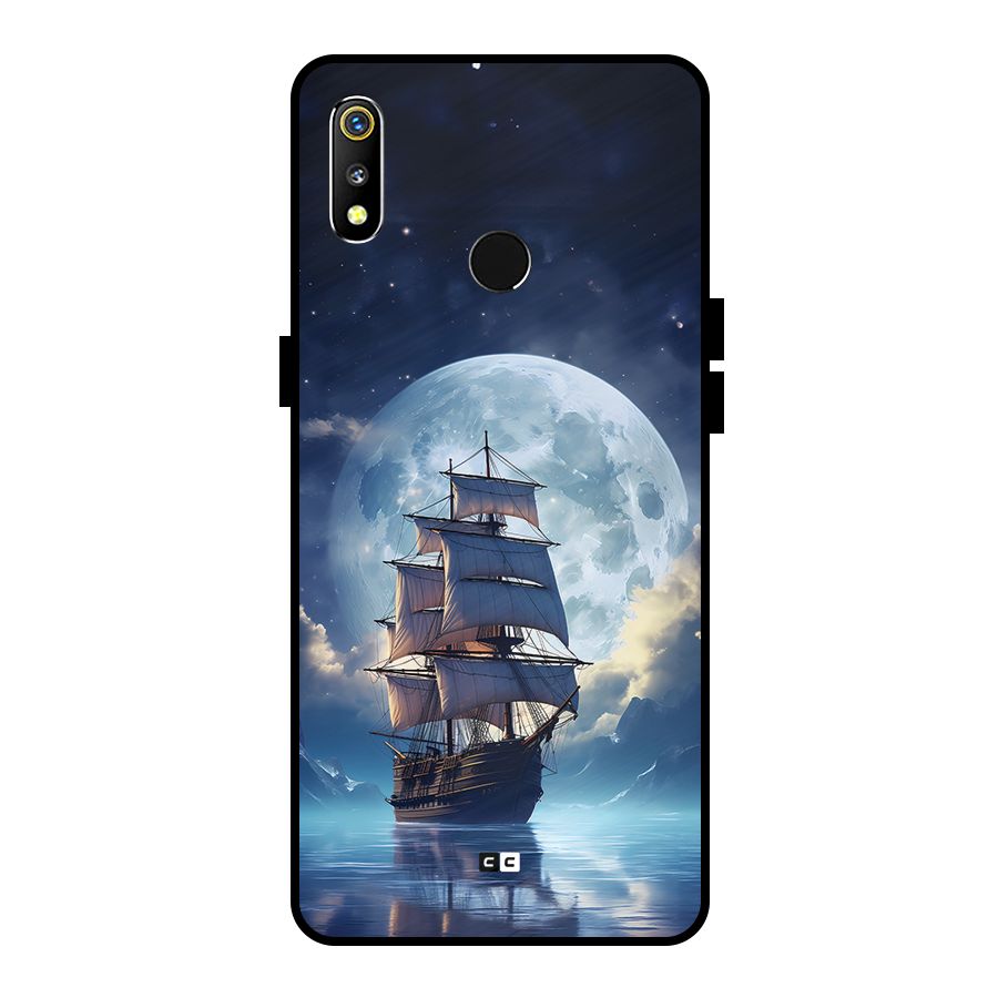 Ship InThe Dark Evening Metal Back Case for Realme 3i
