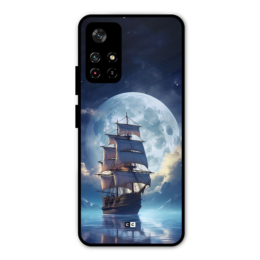 Ship InThe Dark Evening Metal Back Case for Redmi Note 11T 5G