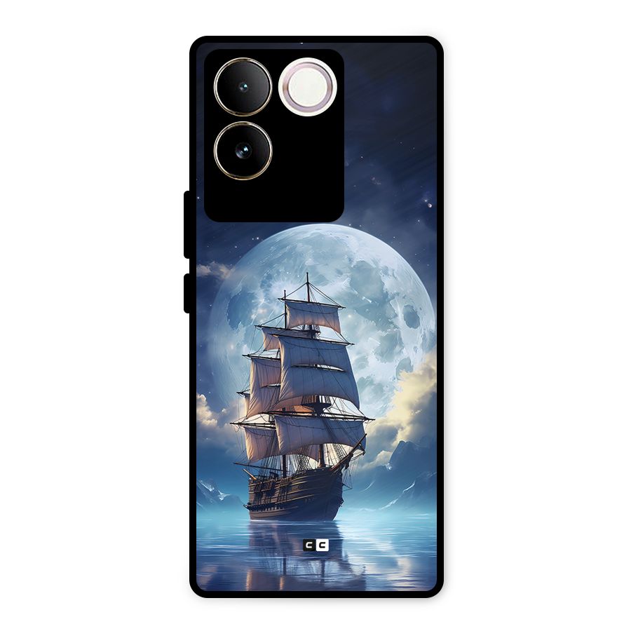 Ship InThe Dark Evening Metal Back Case for Vivo T2 Pro