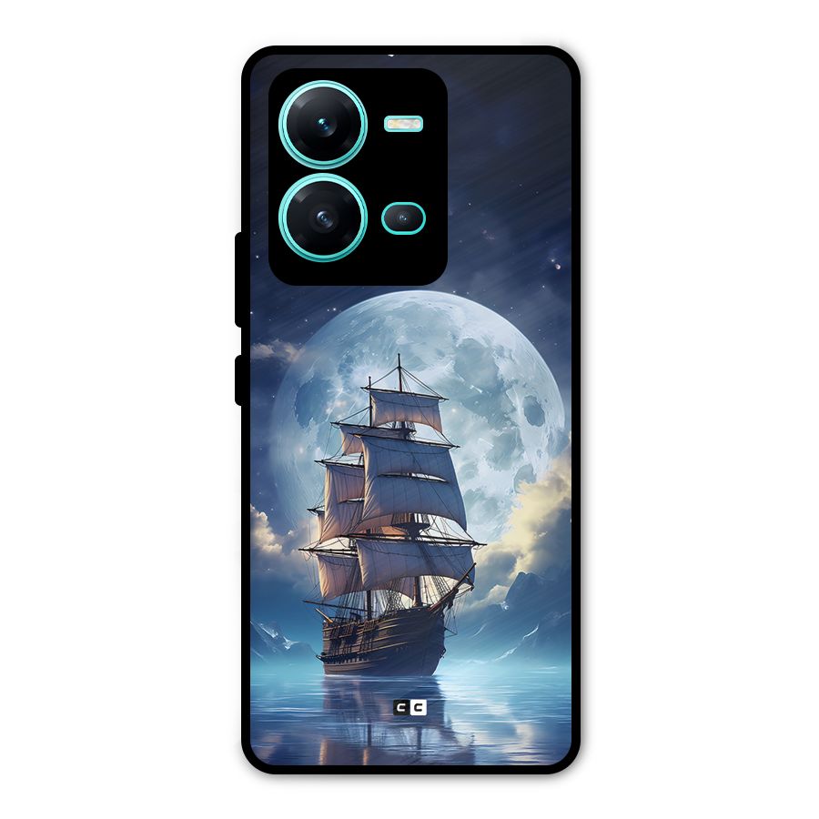 Ship InThe Dark Evening Metal Back Case for Vivo V25