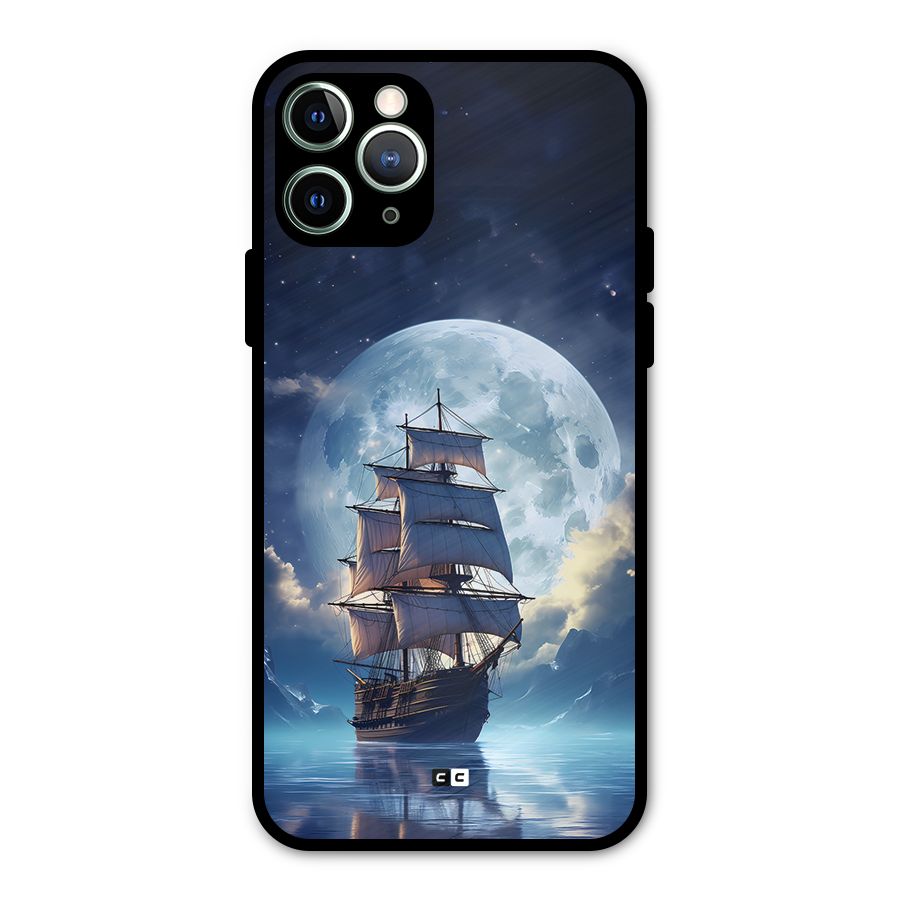 Ship InThe Dark Evening Metal Back Case for iPhone 11 Pro Max