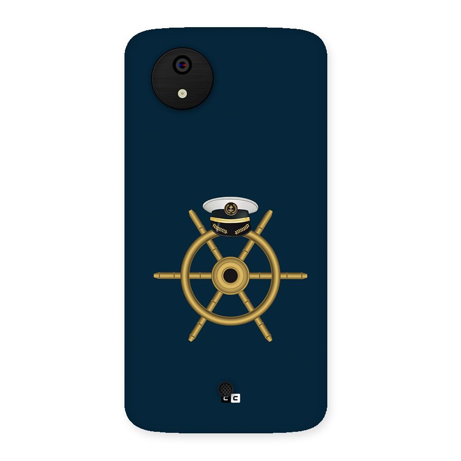 Ship Wheel And Cap Back Case for Canvas A1  AQ4501