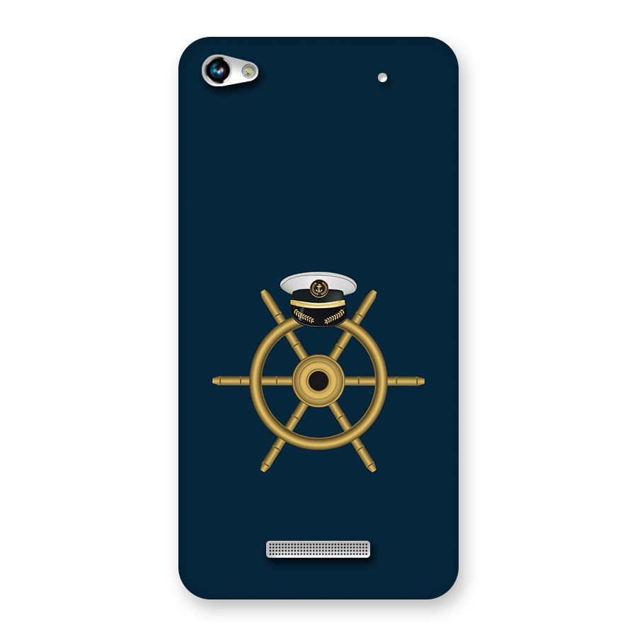 Ship Wheel And Cap Back Case for Canvas Hue 2 A316