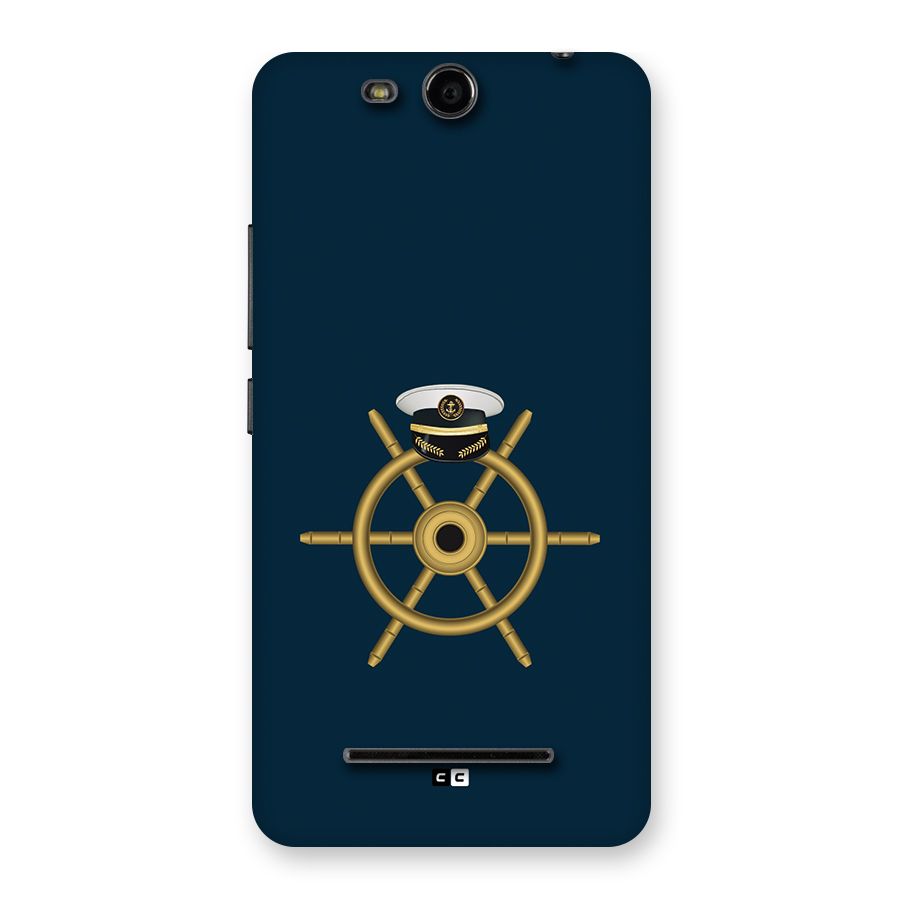 Ship Wheel And Cap Back Case for Canvas Juice 3 Q392
