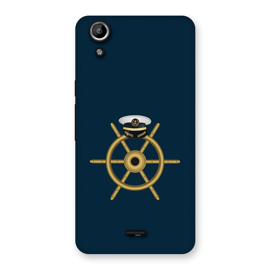 Ship Wheel And Cap Back Case for Canvas Selfie Lens Q345