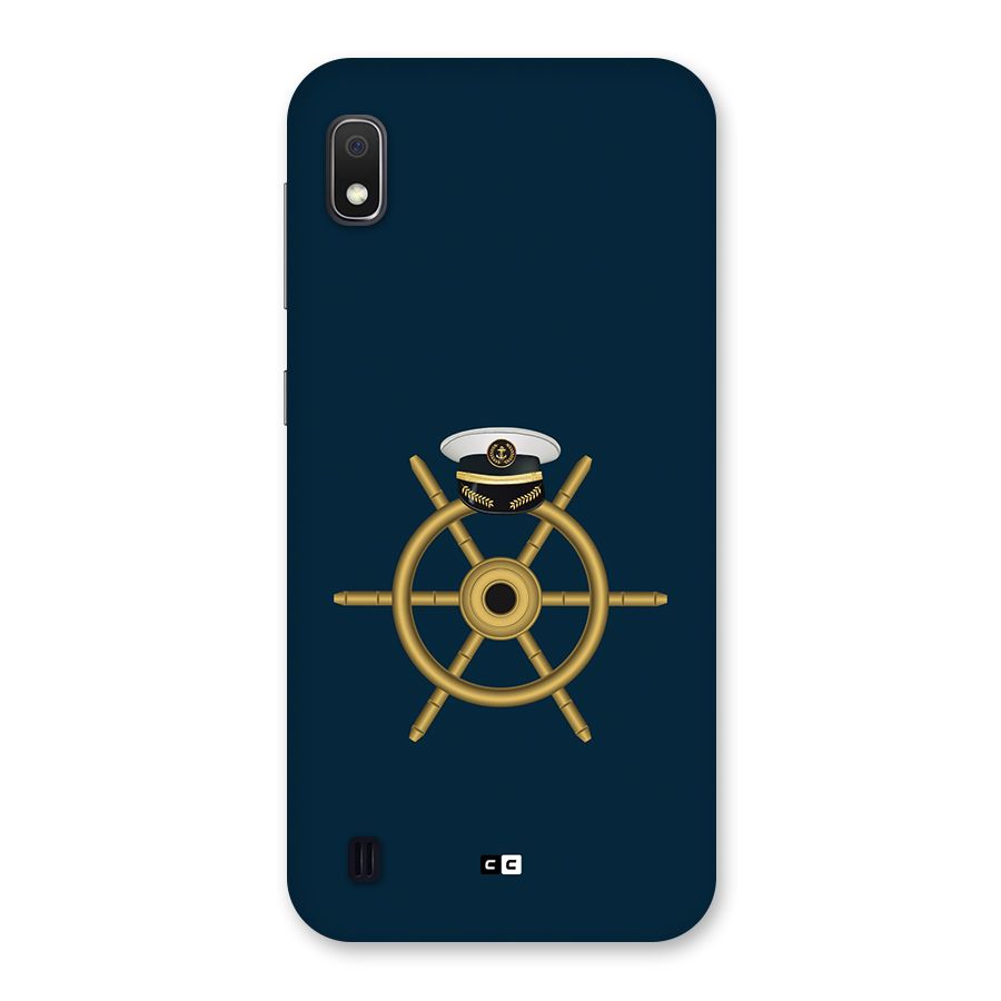 Ship Wheel And Cap Back Case for Galaxy A10