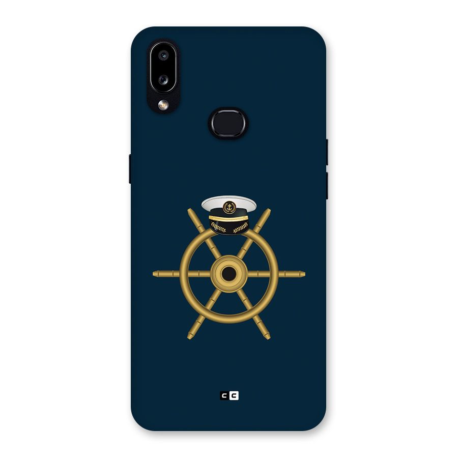 Ship Wheel And Cap Back Case for Galaxy A10s