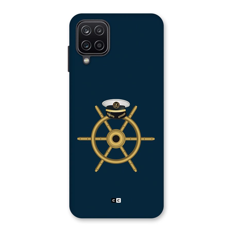 Ship Wheel And Cap Back Case for Galaxy A12