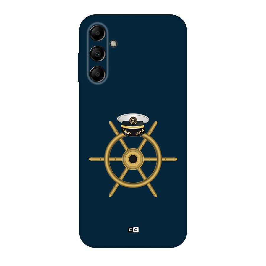 Ship Wheel And Cap Back Case for Galaxy A14 5G