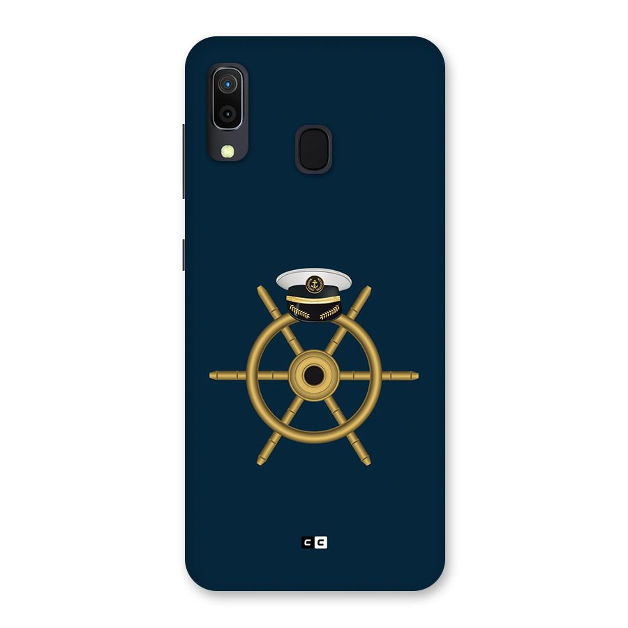 Ship Wheel And Cap Back Case for Galaxy A20