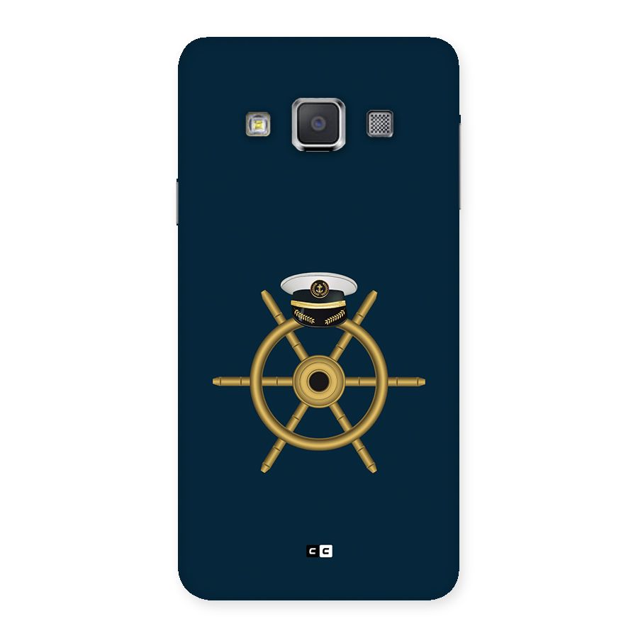 Ship Wheel And Cap Back Case for Galaxy A3