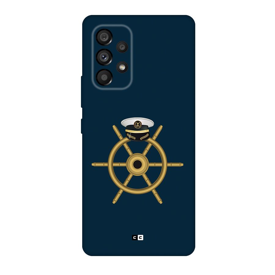 Ship Wheel And Cap Back Case for Galaxy A53 5G