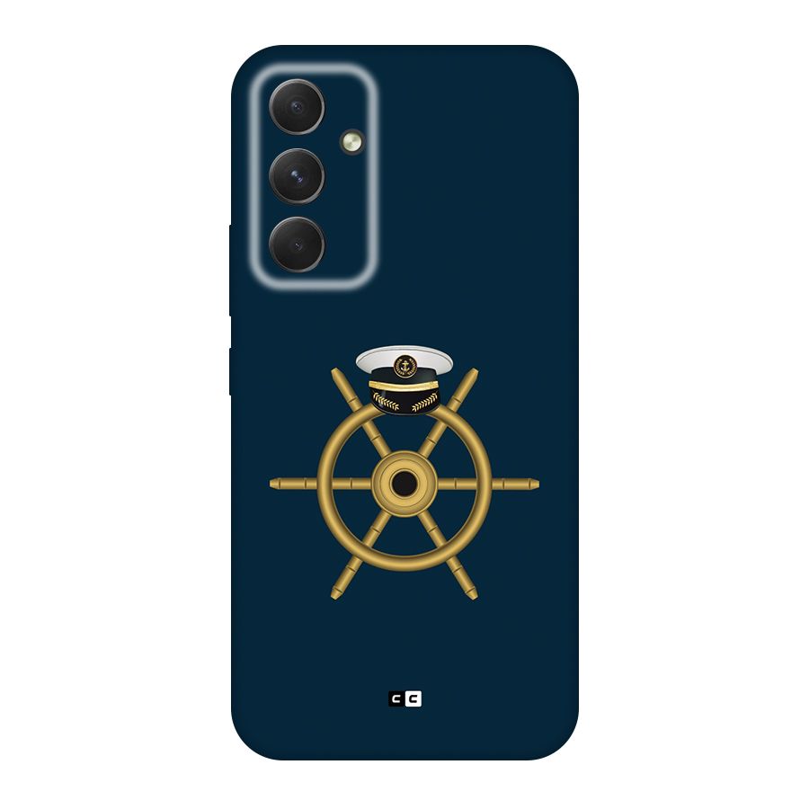 Ship Wheel And Cap Back Case for Galaxy A54
