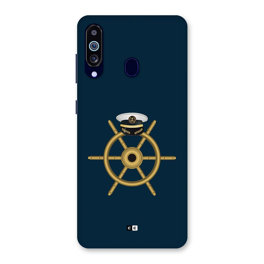 Ship Wheel And Cap Back Case for Galaxy A60
