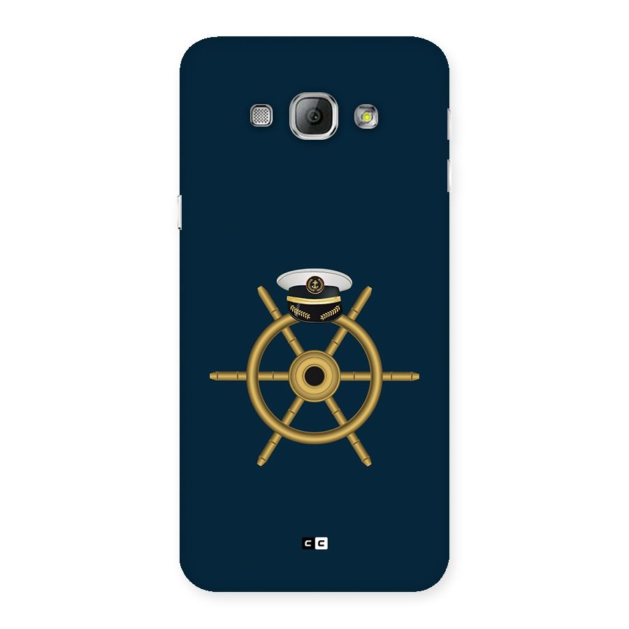 Ship Wheel And Cap Back Case for Galaxy A8