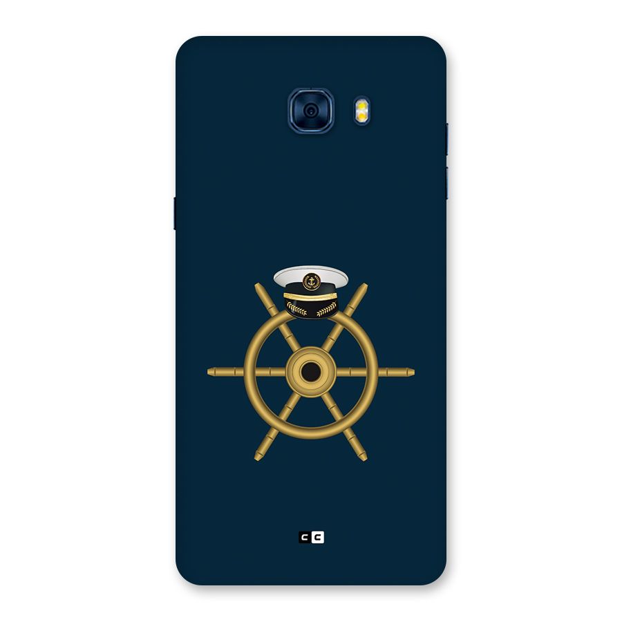 Ship Wheel And Cap Back Case for Galaxy C7 Pro