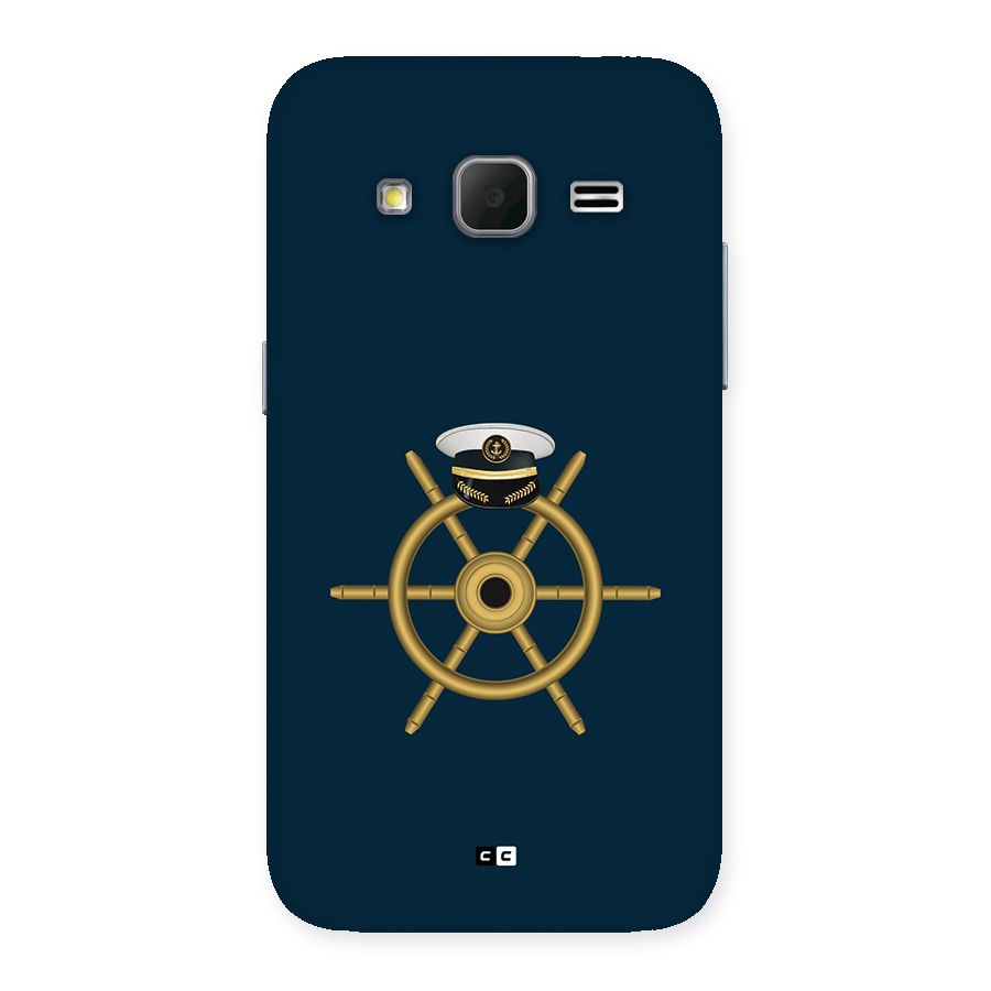 Ship Wheel And Cap Back Case for Galaxy Core Prime