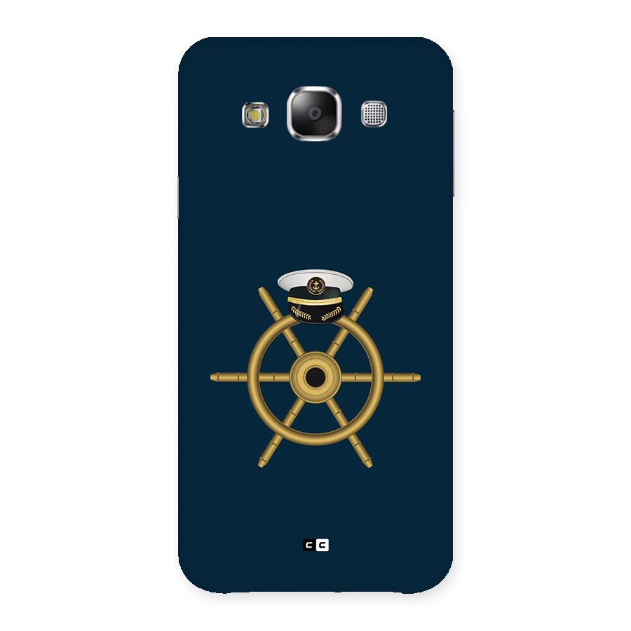 Ship Wheel And Cap Back Case for Galaxy E5