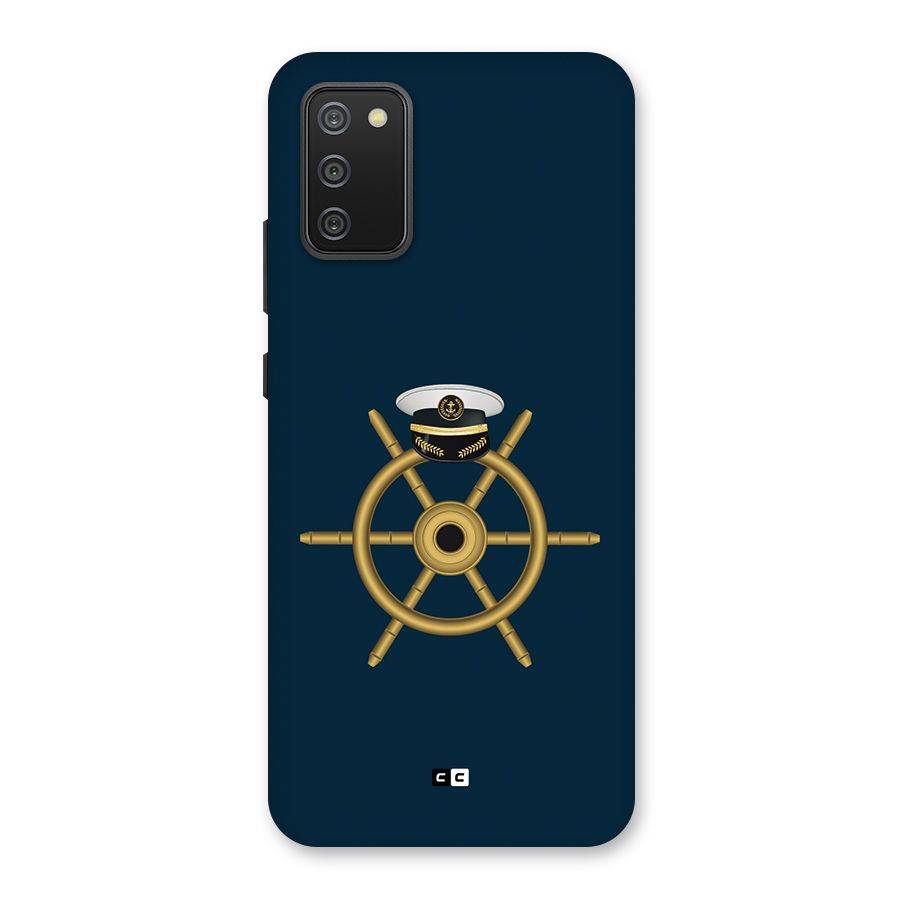 Ship Wheel And Cap Back Case for Galaxy F02s